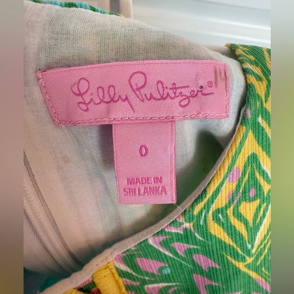 Lilly Pulitzer Mila Shift Dress Sun Dance Print Size 0 - Picture 5 of 6